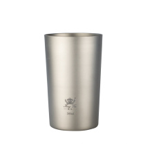 Pure Titanium Tumbler Beer Mug Cup